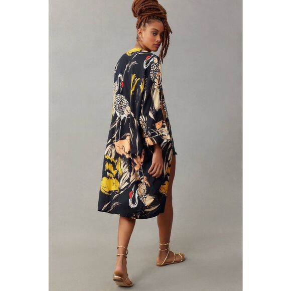 Anthropologie Bel Kazan Printed Kimono - Picture 4 of 7